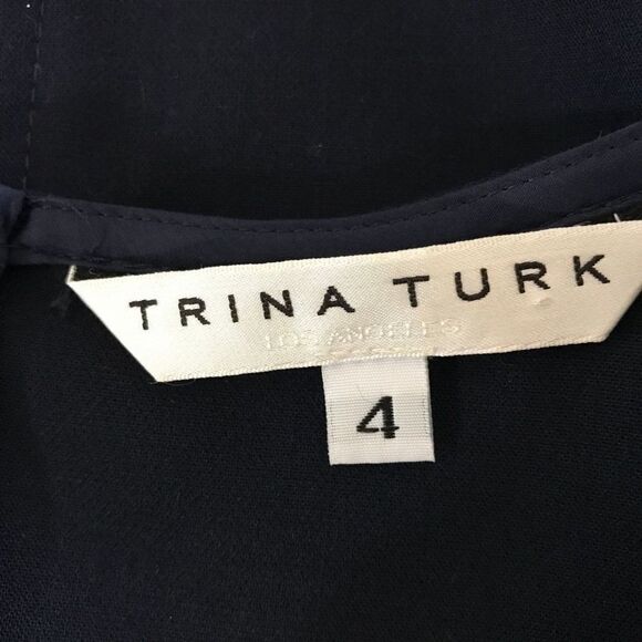 Trina Turk navy mini dress - Picture 4 of 9